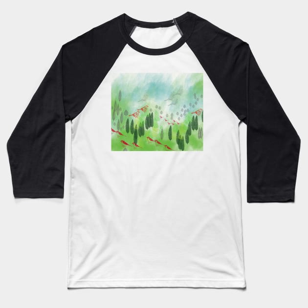 Happy Daydreams Baseball T-Shirt by oliviastclaire